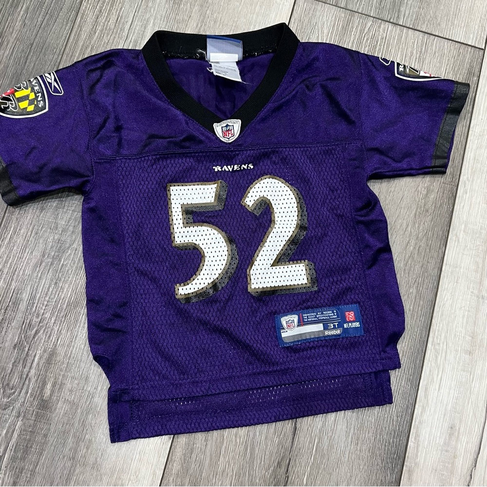 R.Lewis Youth Ravens Football Jersey #52